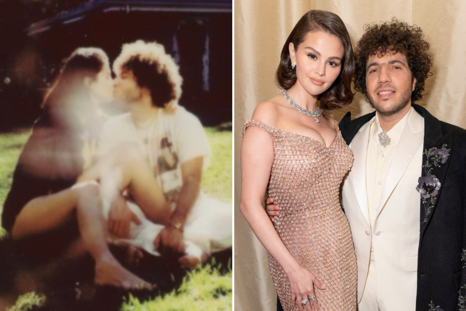 Selena Gomez (l.) and Benny Blanco (r.) finally released their track Stained, which was leaked eight years ago.