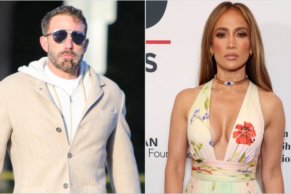 Ben Affleck (l.) has apparently been staying close with Jennifer Lopez's twins to keep the peace with his ex-wife.