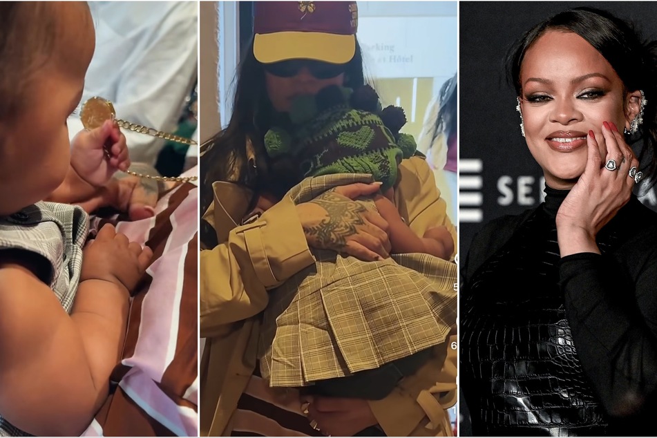 Rihanna and Rocki Irish are cover girls in the behind-the-scenes footage from the Work artist's latest shoot.