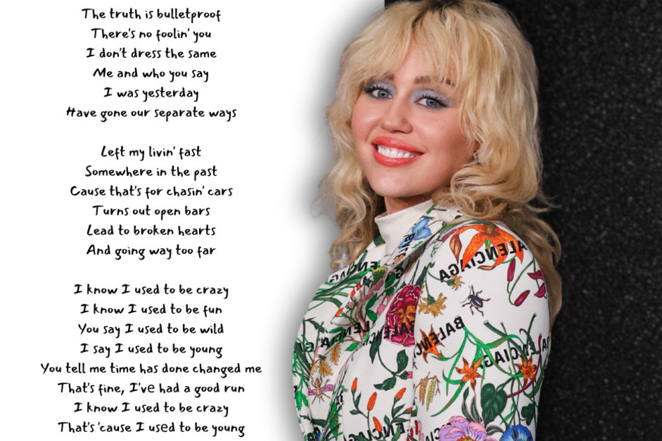 Miley Cyrus drops revealing lyrics from new single Used To Be Young