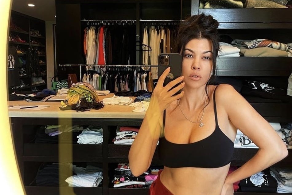 Kourtney Kardashian claps back at fan on IG: "I'm a woman with a body!"