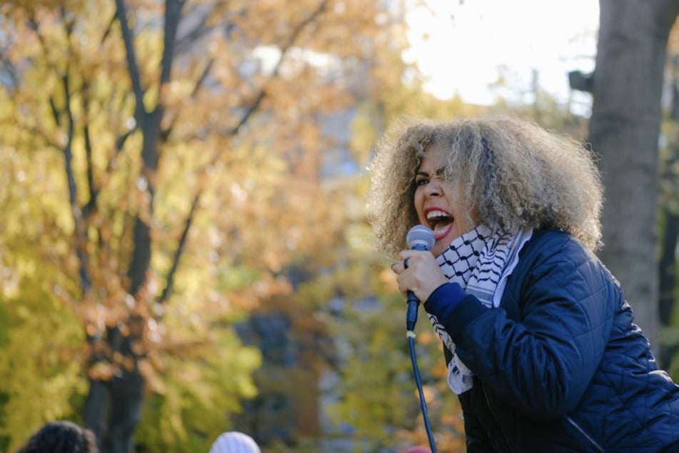Claudia De la Cruz, presidential candidate with the Party for Socialism and Liberation, has