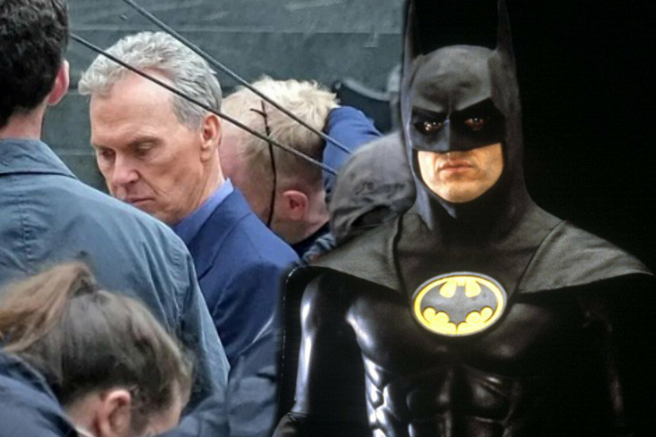 Back in Black: Photos show Michael Keaton's return as Batman in upcoming Flash movie