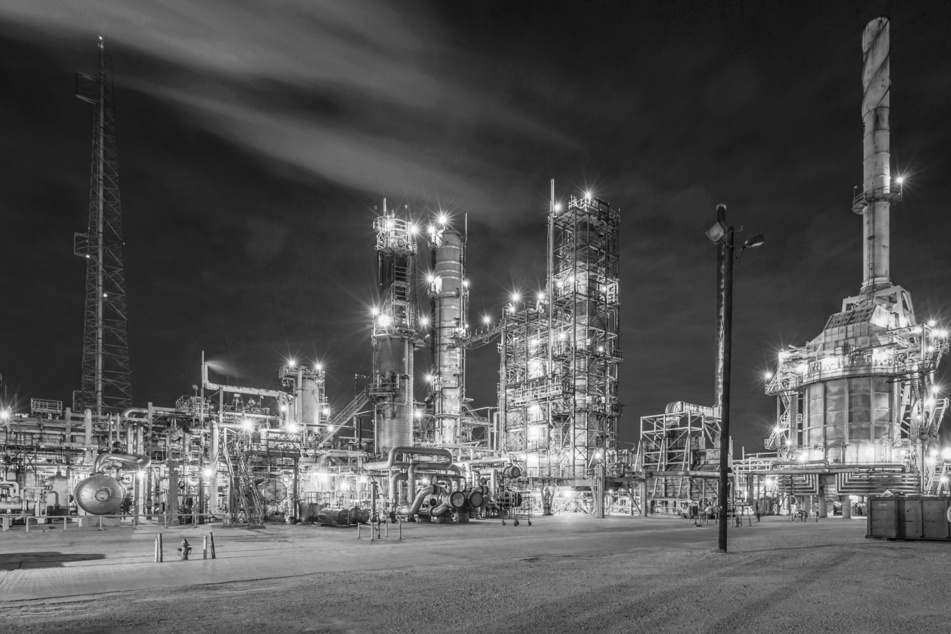 Oil refineries have increased production in some places, contradicting greenwashed pledges.