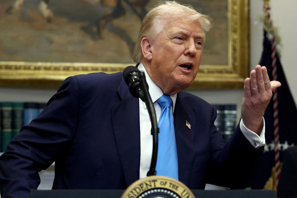 President Donald Trump has said his tariffs were making the US "great & rich again."
