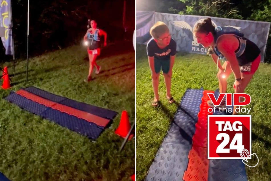Viral Video of the Day for May 4, 2025: Mom's epic 100-mile run ends with hilarious collapse: "I need to die"