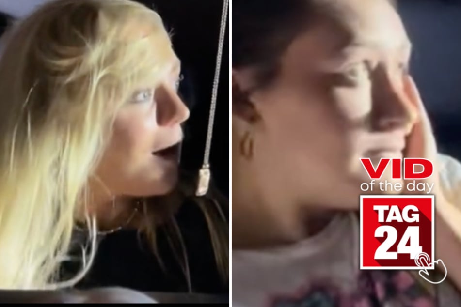 Viral Video of the Day for October 26, 2023: Girls in parked car get fright of their lives