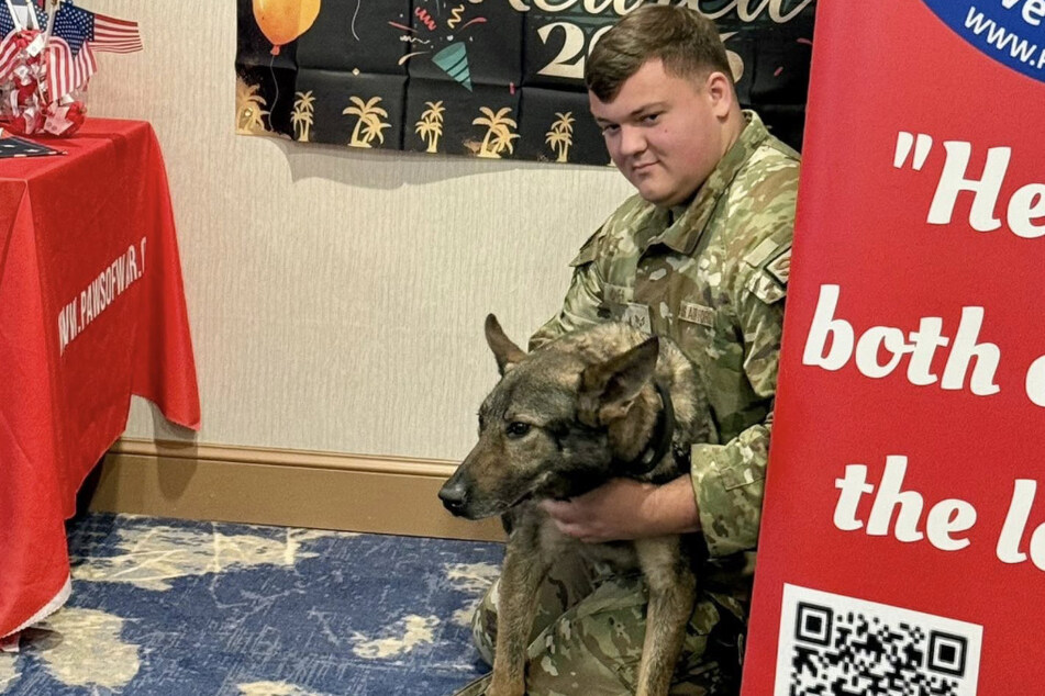 After six years, Alex Jones and Max the dog were finally reunited.