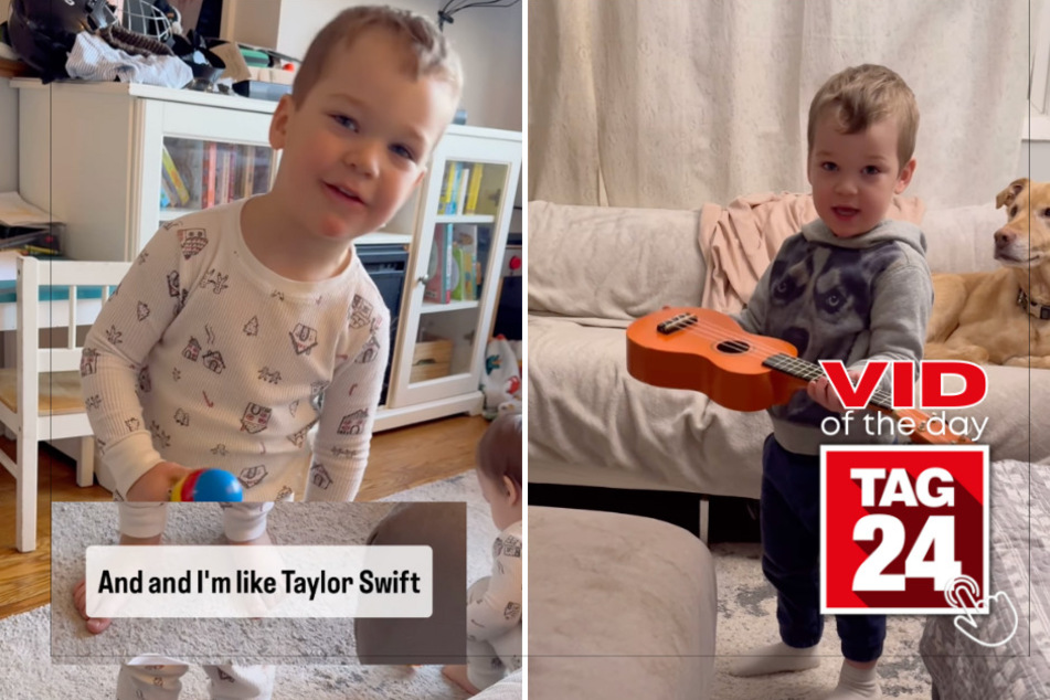 Viral Video of the Day for March 23, 2024: Taylor Swift's "no pants" makes toddler question everything