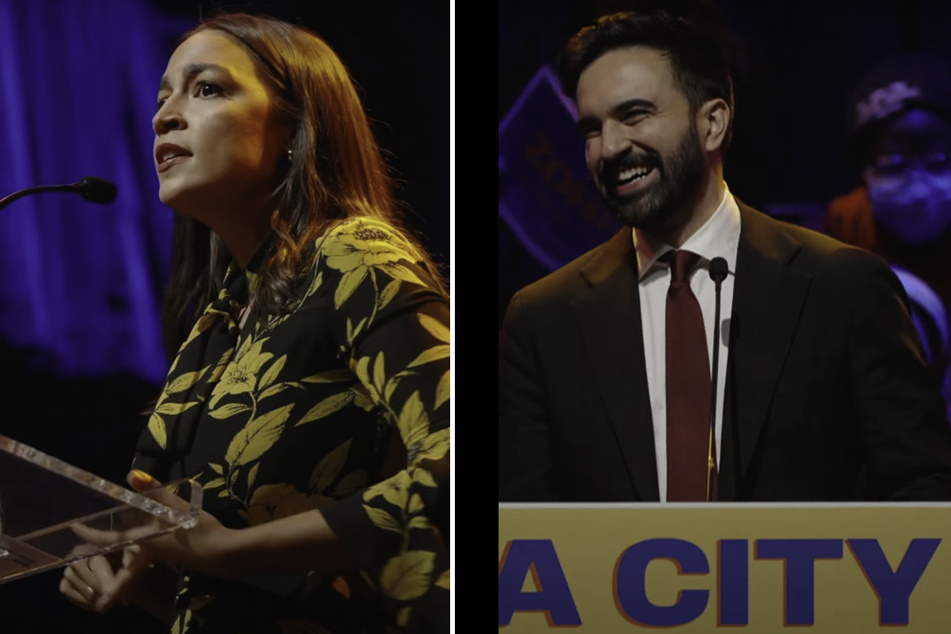 Zohran Mamdani joined by AOC and more in electric early voting rally for NYC mayor