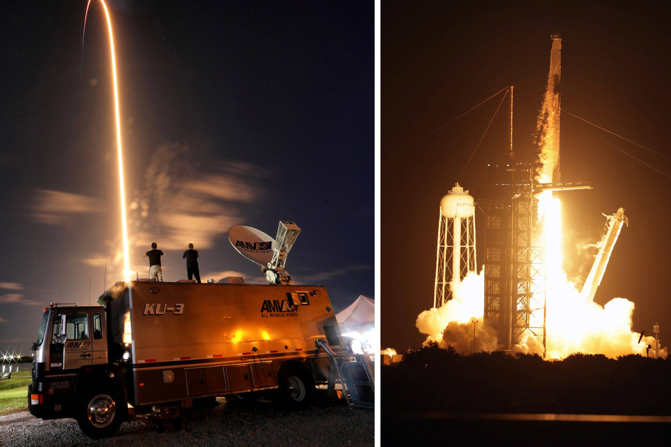 SpaceX flight blasts off on three-day orbit of Earth with all-civilian crew