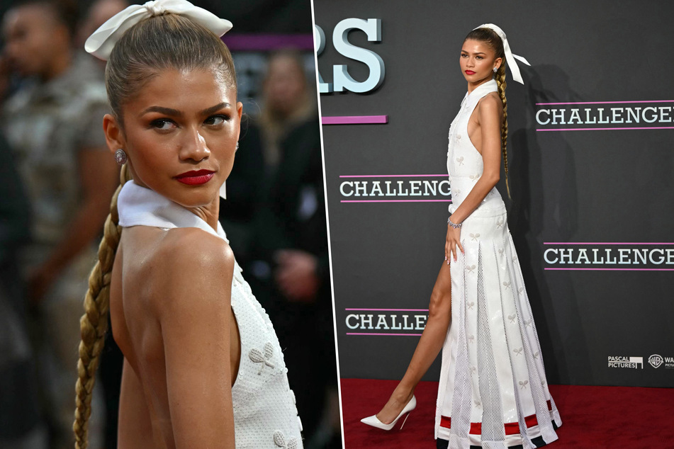 Zendaya makes Wimbledon high fashion at Challengers London premiere