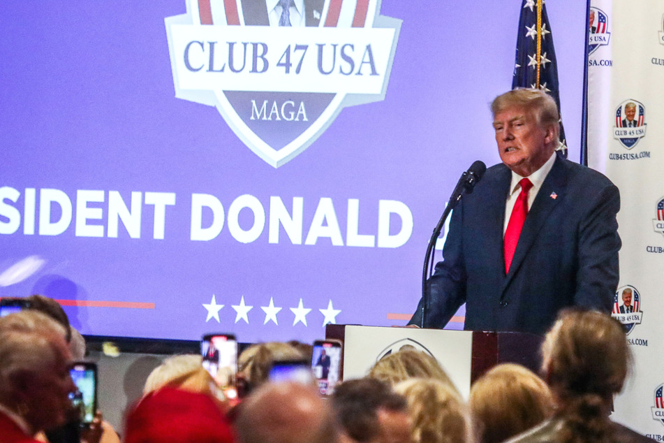 Donald Trump rips on DeSantis and Haley at President's Day rally: "Hit your enemy early"