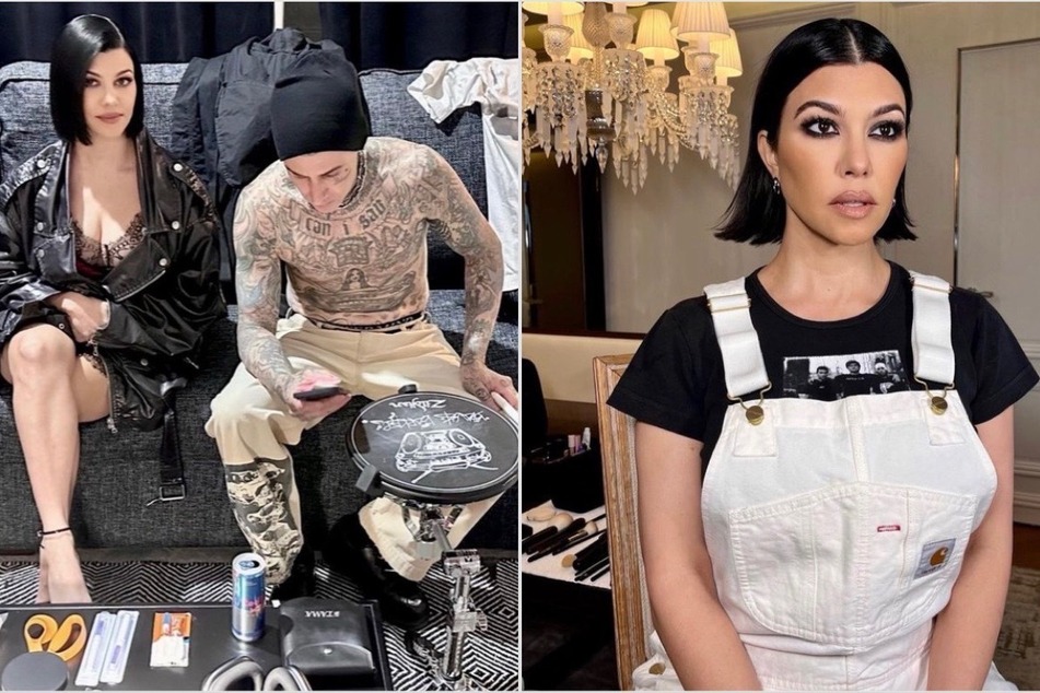 Kourtney Kardashian gives fans a peek at tour life with Travis Barker