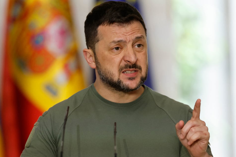 President Volodymyr Zelensky on Monday called on Ukraine's allies to pressure Russia into peace by using "all means", during a visit to Madrid.