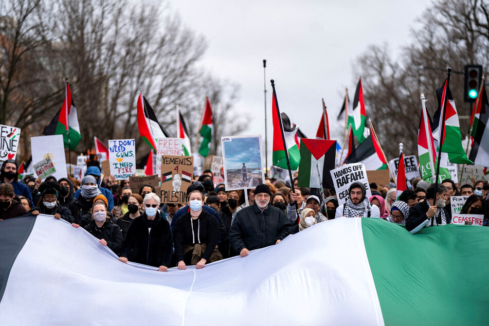 Biden is facing growing frustration from growing numbers of Americans over his continued support for Israel's assault on Gaza.