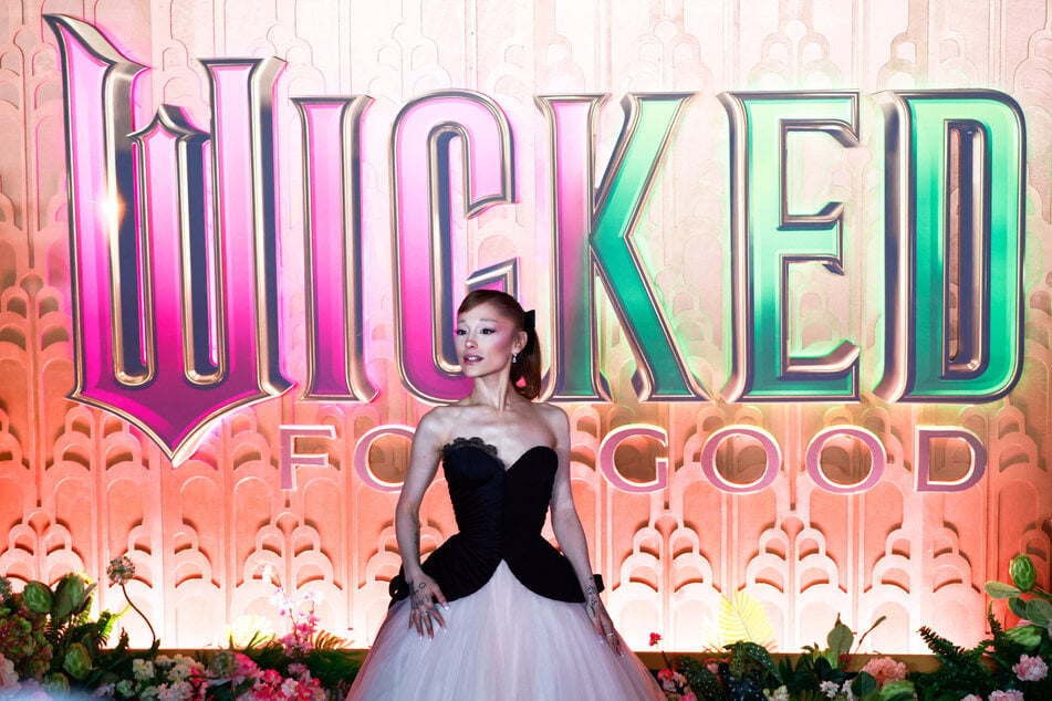 Ariana Grande attends the premiere of Wicked: For Good in New York on November 17, 2025.