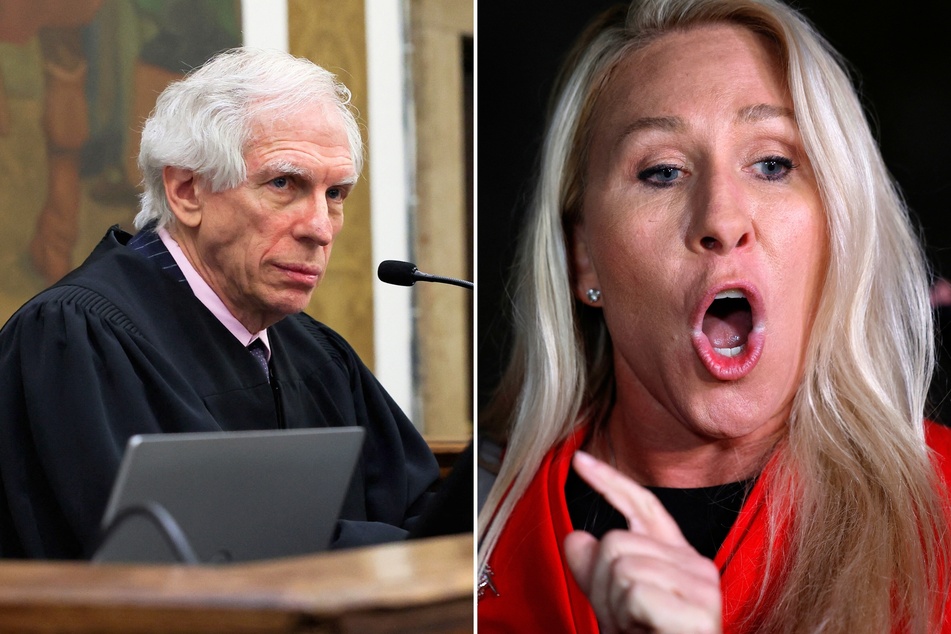 Marjorie Taylor Greene mocked after calling for judge to be "disrobed" over Trump ruling