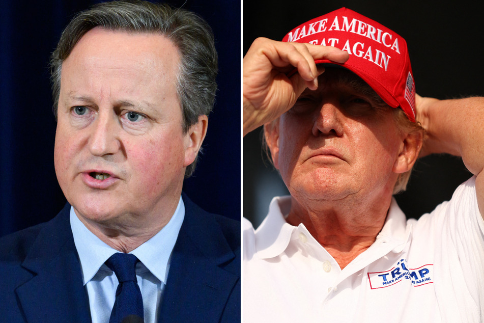 UK's David Cameron urges US aid to Ukraine after "private" Trump dinner