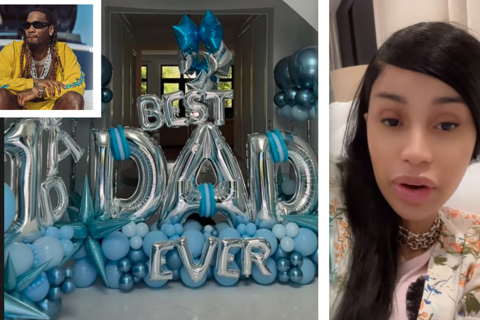Cardi B celebrates the fathers in her life, including her "baby father" Offset