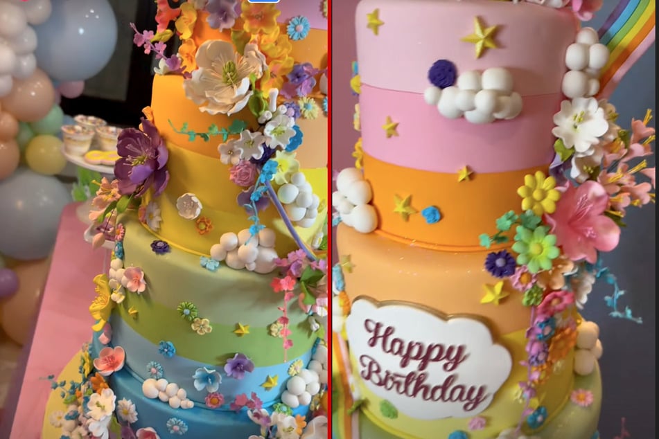 Cardi B's daughter got a incredibly beautiful custom cake.