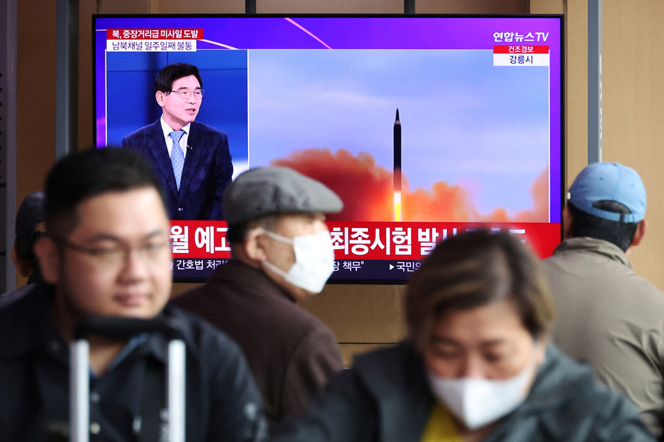 North Korea has fired an intermediate- or longer-range ballistic missile towards the waters off its eastern coast.