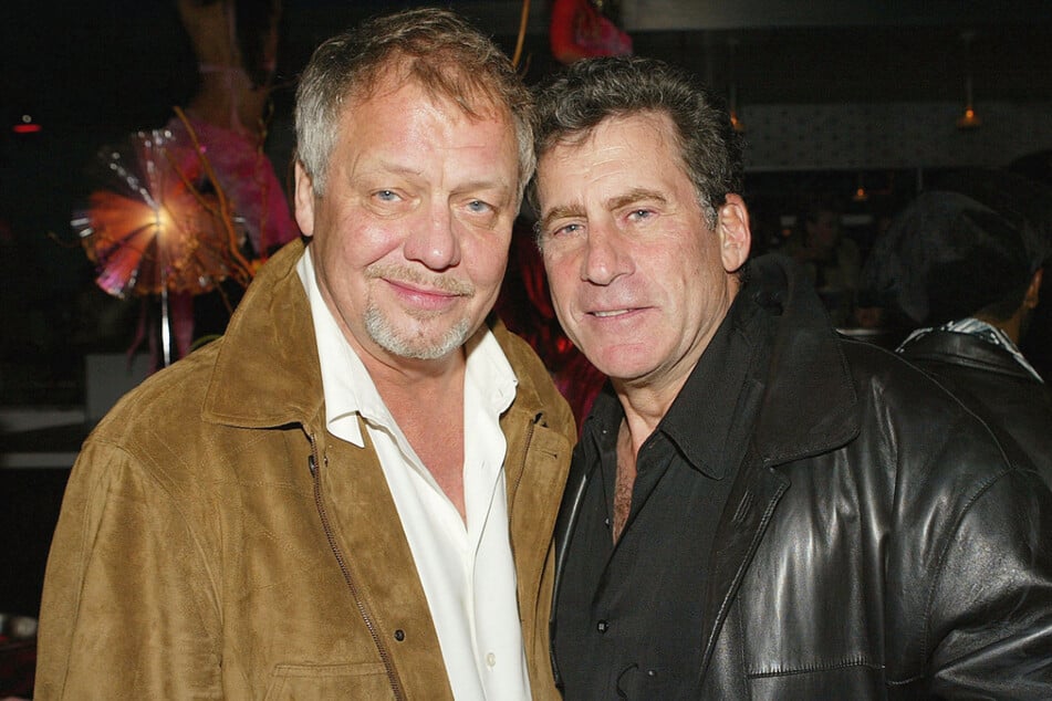 David Soul (l) starred on Starsky & Hutch alongside Paul Michael Glaser.