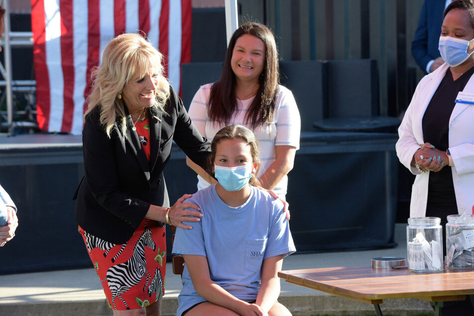 First Lady Dr. Jill Biden also toured a pop-up vaccination site in Nashville last week.