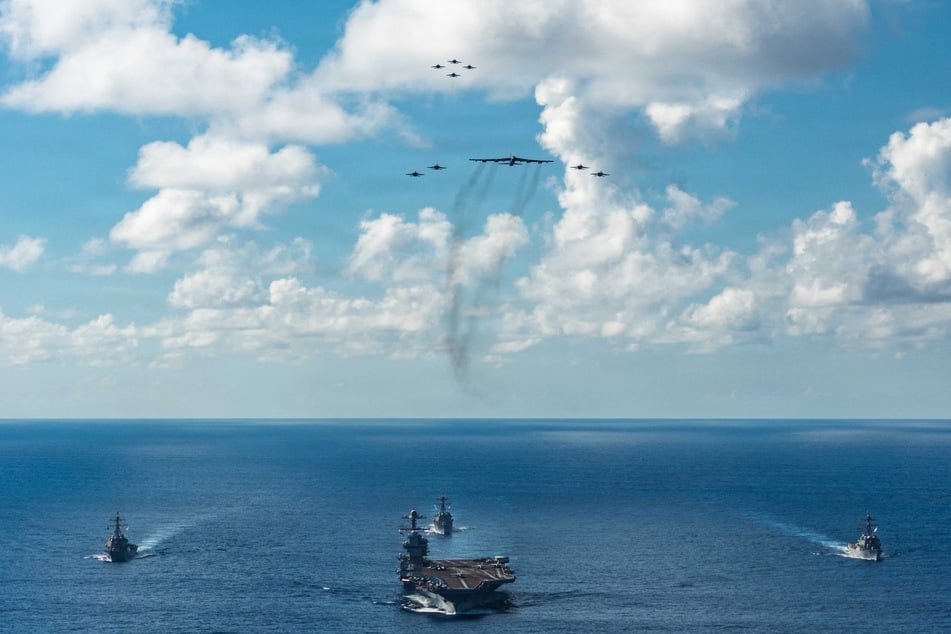 The aircraft carrier group USS Gerald R. Ford is heading towards the Middle East as President Donald Trump continues to threaten war against Iran.