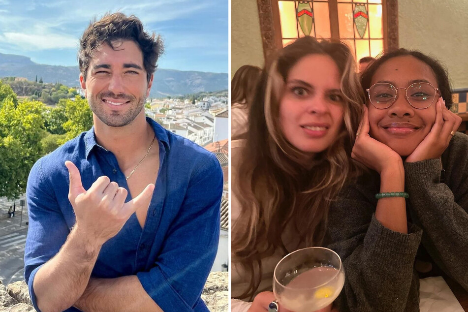 The Bachelor season 28's hometowns kicked off with Kelsey A. (c.) in Louisiana followed by Rachel (r.) in California.