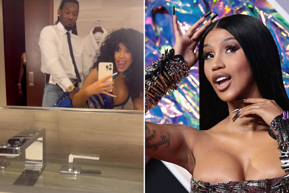 Cardi B and Offset have some R-rated fun in the VMAs toilets