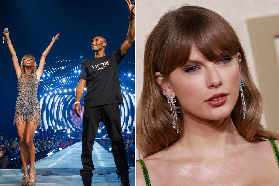Taylor Swift wore a necklace bearing a quote from NBA legend Kobe Bryant while out in New York City on Thursday.