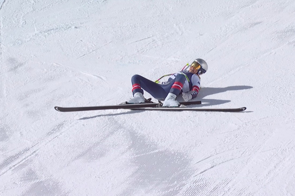 Her horror crash at the Olympic Games almost cost Vonn her leg.