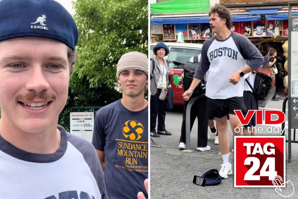 These tourists got stranded in Japan with no cash to free their bikes, so they did the only logical thing: dance for 400 yen!