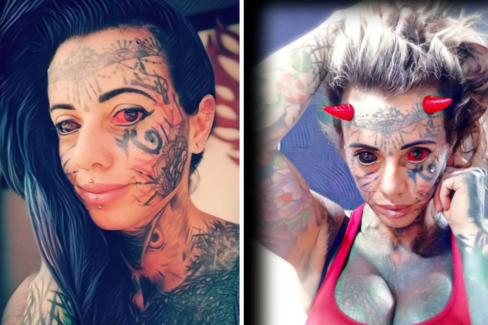 Brazilian "demon woman" Carol Praddo shares her most painful body modification
