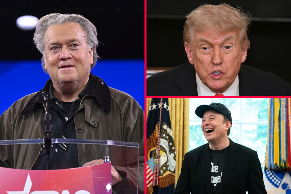 Steve Bannon urges Trump to deport Musk, who responds with brutal online slurs