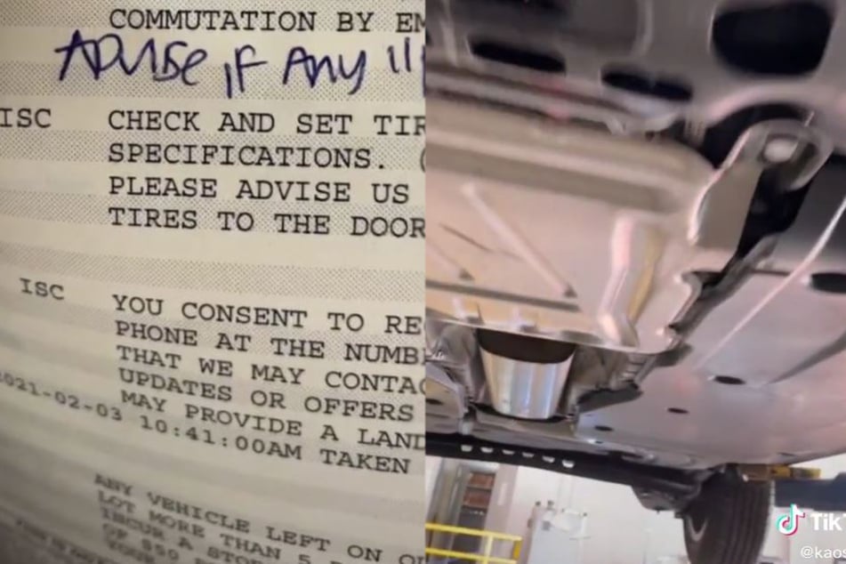 Mechanic finds something disturbing on customer's car