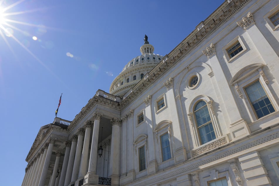 The US Capitol building is seen on March 9, 2026 in Washington, DC.