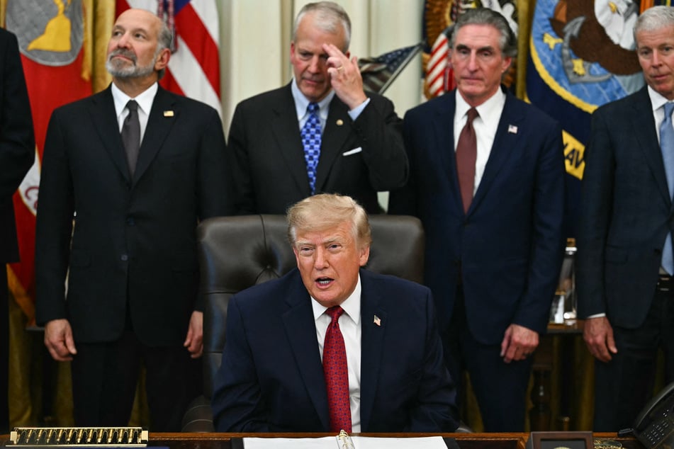 President Donald Trump on Wednesday makes a major announcement on US energy investments, including $200 billion from South Korea, in the Oval Office on Wednesday.