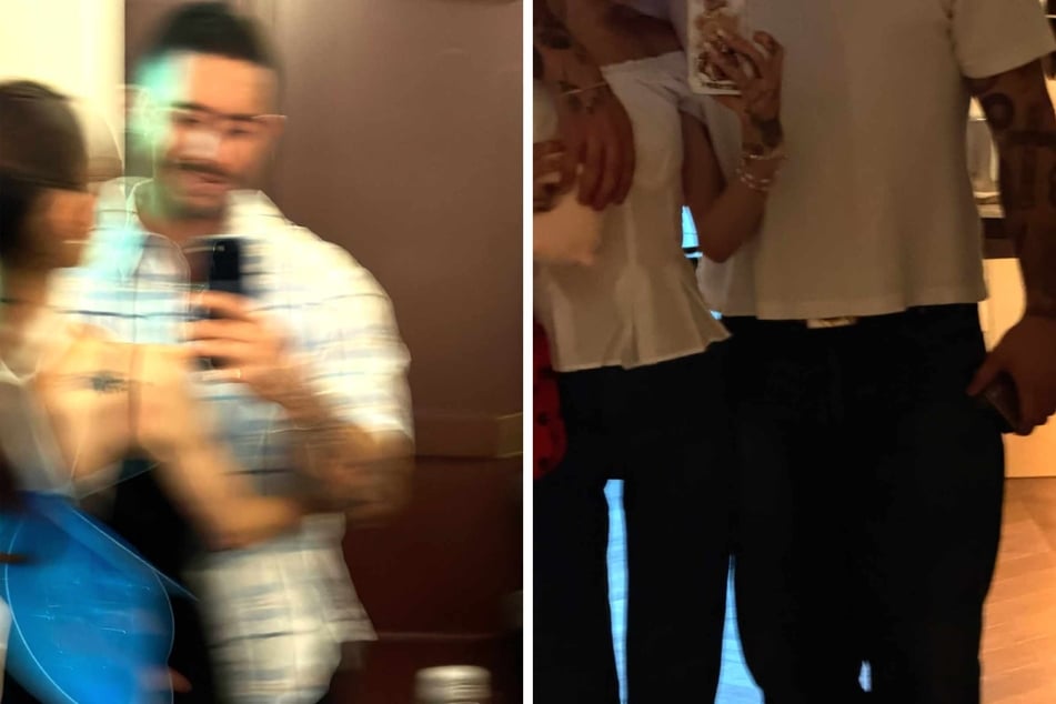 Ariana Grande (l) recently rekindled her romance with former flame Ricky Alvarez (r), and the pop princess has been hard-launching him to the public ever since