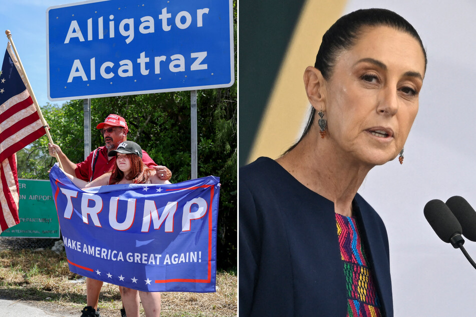 Sheinbaum says US is holding Mexicans in "Alligator Alcatraz" despite request for repatriation