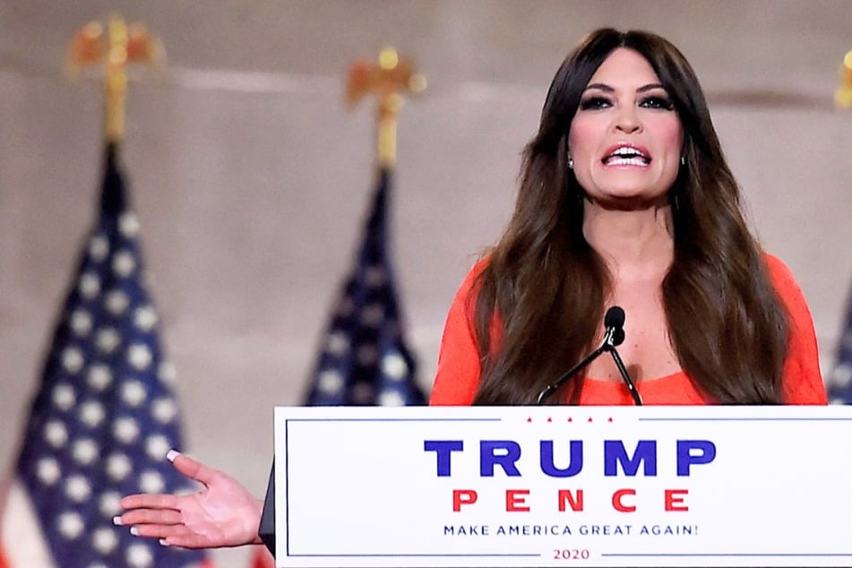 Trump acts coy after Kimberly Guilfoyle gets caught begging MAGA donor to pay off debt