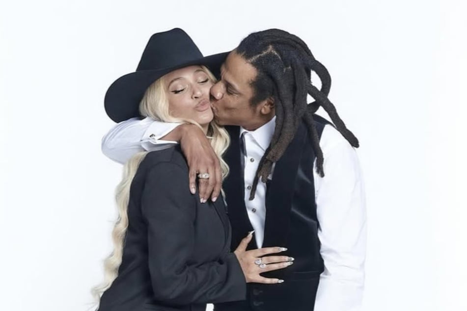 Jay-Z (r) hopped on the remix for Beyoncé's recently released single, Morning Dew (Donk), and addressed their haters directly.