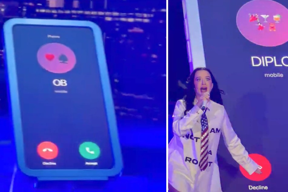 Katy Perry throws shade at her exes – and swoons over Trudeau – in viral concert moment