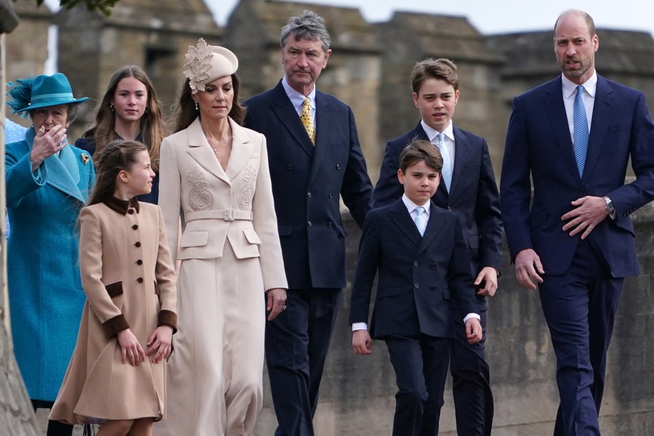 British royals put on united front at Easter service without Andrew