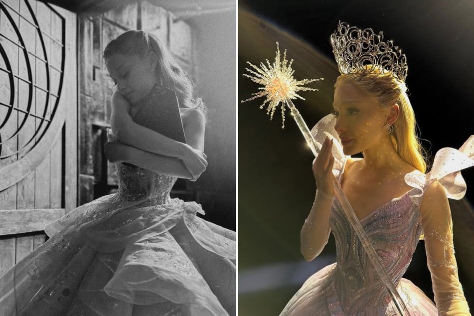 Ariana Grande bid farewell to Glinda the Good on Friday, which marked the opening day of Wicked: For Good.
