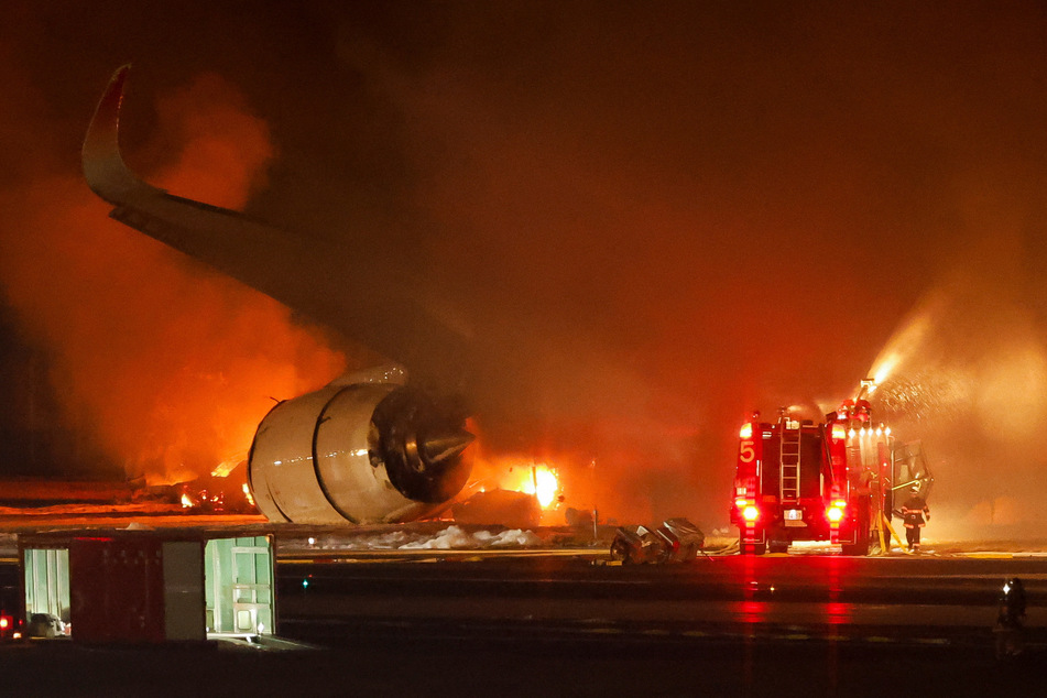 All 367 passengers and 12 crew onboard the Airbus plane were reportedly evacuated.