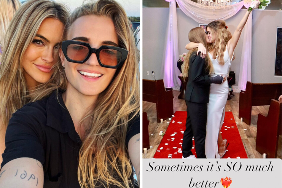 Selling Sunset's Chrishell Stause dishes on top secret Vegas wedding