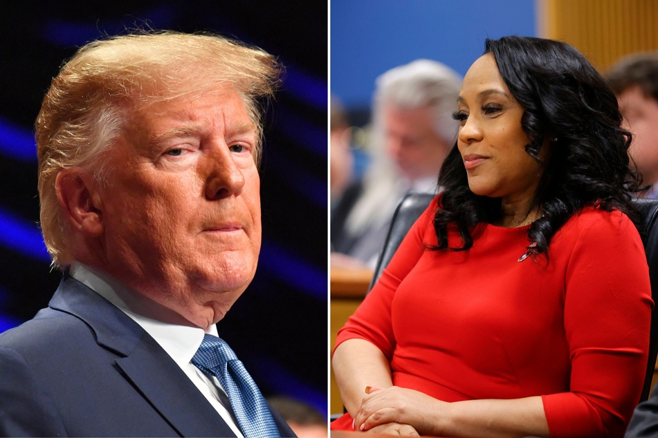 An ethics board in Georgia canceled a hearing on complaints filed against District Attorney Fani Willis (r.), who is leading a trial against Donald Trump.