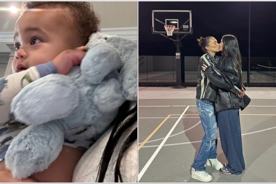 Kylie Jenner shares smooches and snuggles on Valentine's Day
